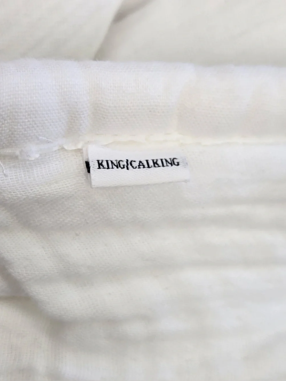 QUINCE Organic Cotton Gauze Dream Quilt King/Cal King White 0712
